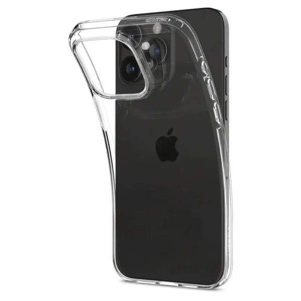 Spigen Iphone 15 Pro Max Bundle Pack Crystal Flex Clear Case + Screen Protector + Spigen 27W Charger Arrival Cover &Amp; Protector
