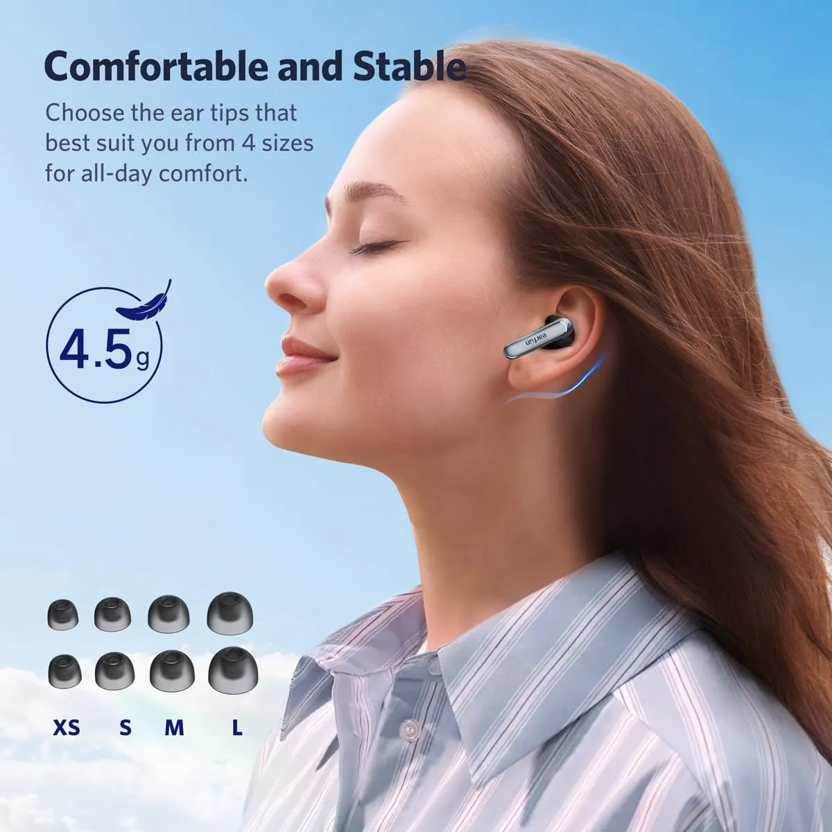 EarFun Air 2 Wireless Earbuds Hi-Res 10mm Drivers with LDAC