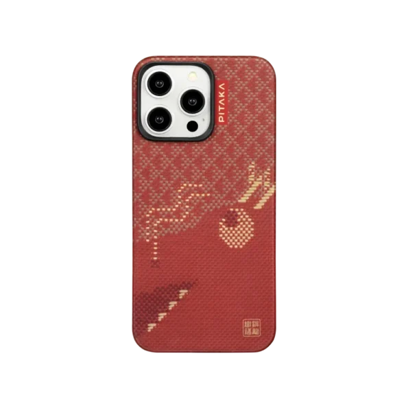 Pitaka MagEZ Case 5 Weaving + Chinese New Year Series for iPhone 15 Pro / 15 Pro Max (Limited Edition)