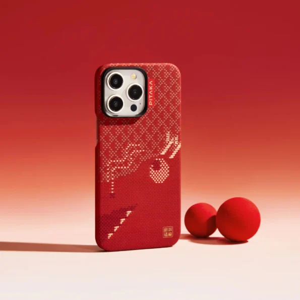 Pitaka MagEZ Case 5 Weaving + Chinese New Year Series for iPhone 15 Pro / 15 Pro Max (Limited Edition)