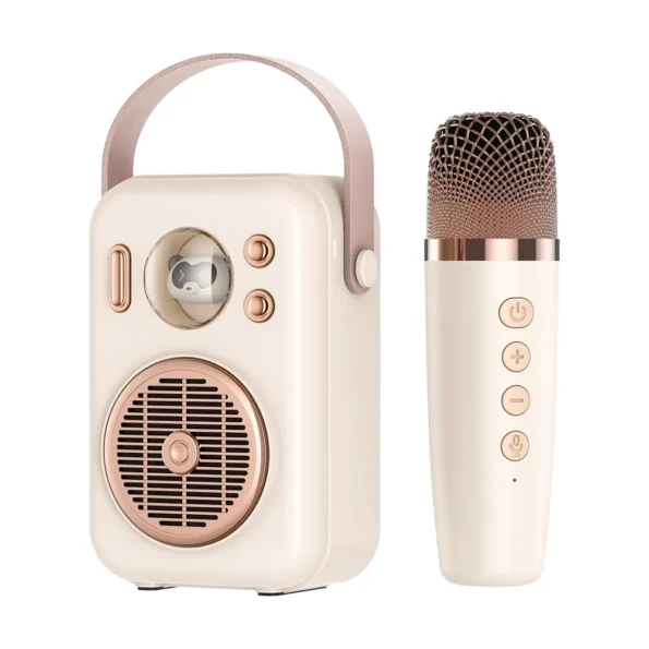 SoundPEATS Hi-Singing Karaoke Portable Speaker and Mic with Colorful Lights