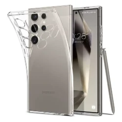 Spigen Liquid Crystal Clear Military-Grade Protection Case for Samsung Galaxy S24 Ultra Arrival Cover & Protector