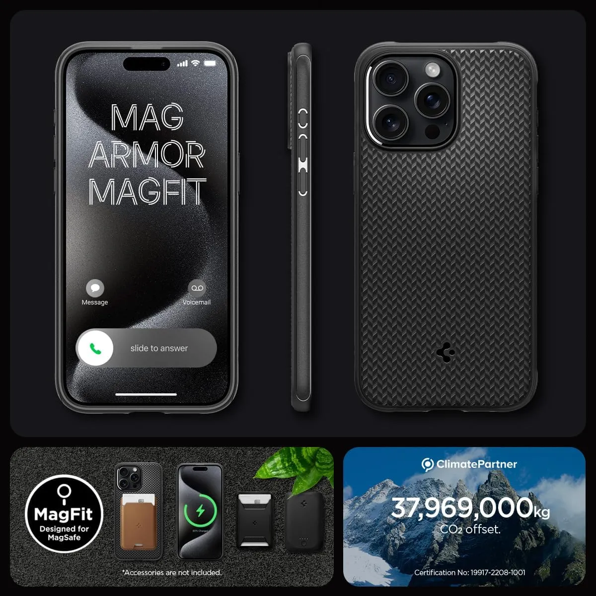 Spigen Mag Armor (MagFit) Case for iPhone 15 Pro Max