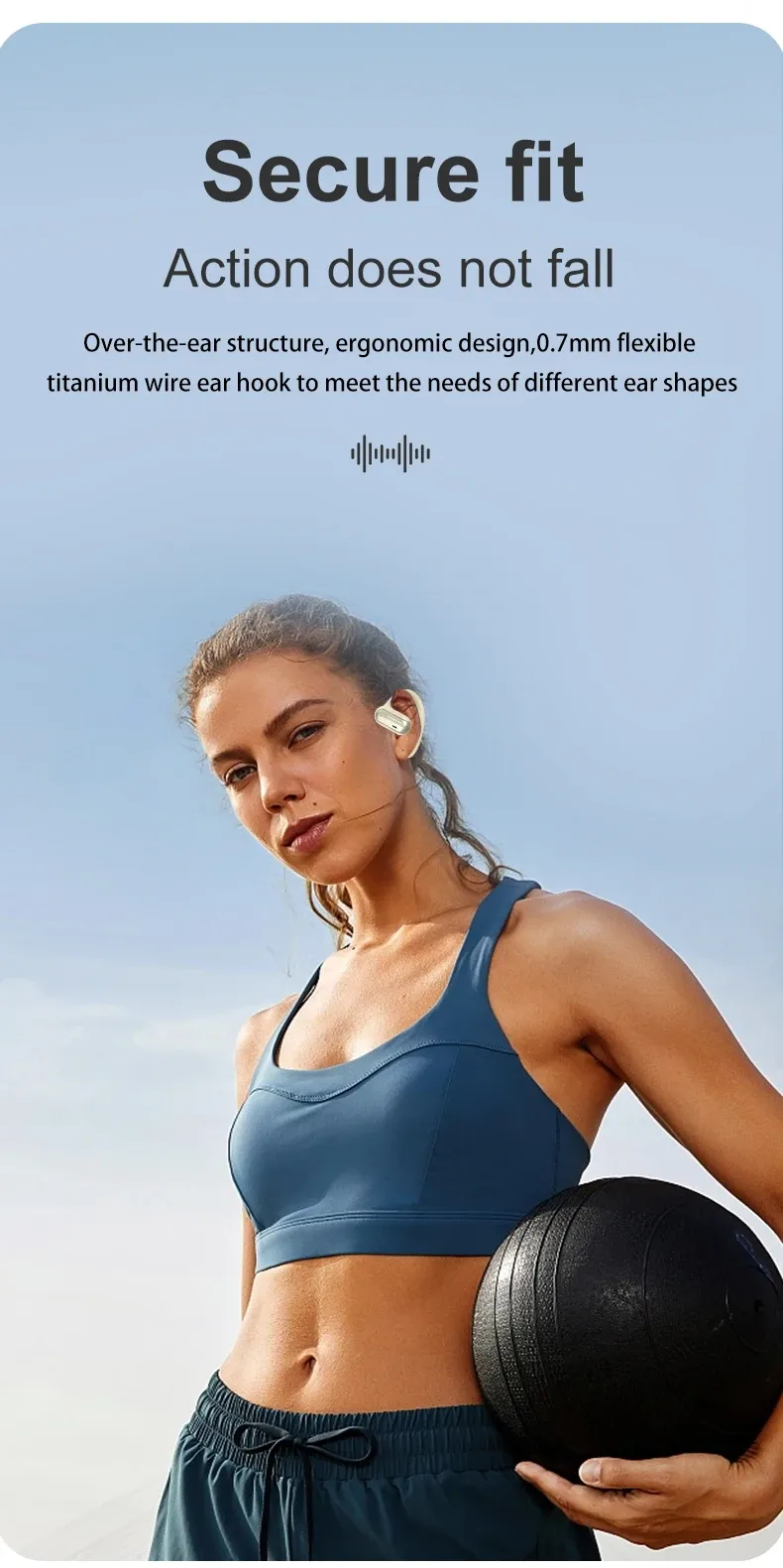 Xiaomi Heyplus Ows Over-the-ear Structure Flexible Secure Fit