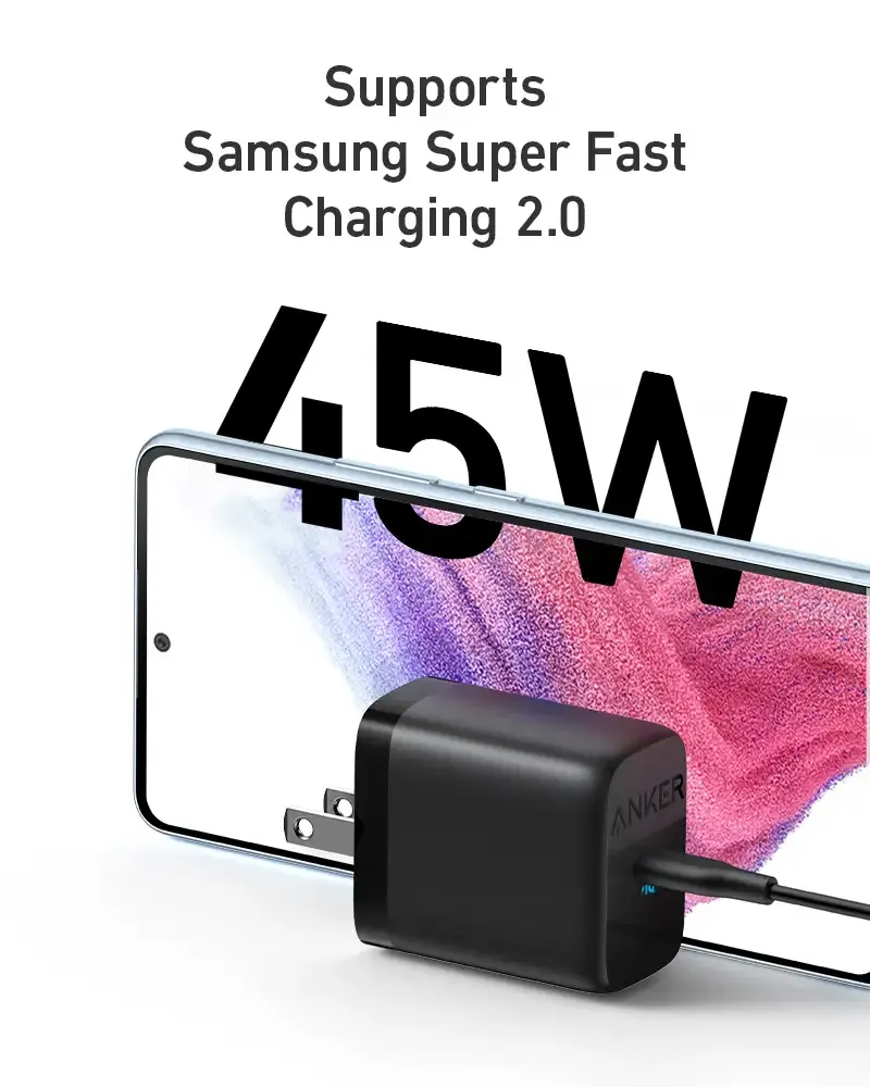 Anker 313 Ace 2 45W USB-C Super Fast Charger 2.0