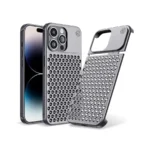 Heat Dissipation Aluminium Alloy Lock Aromatherapy Case for iPhone 15 Pro Max