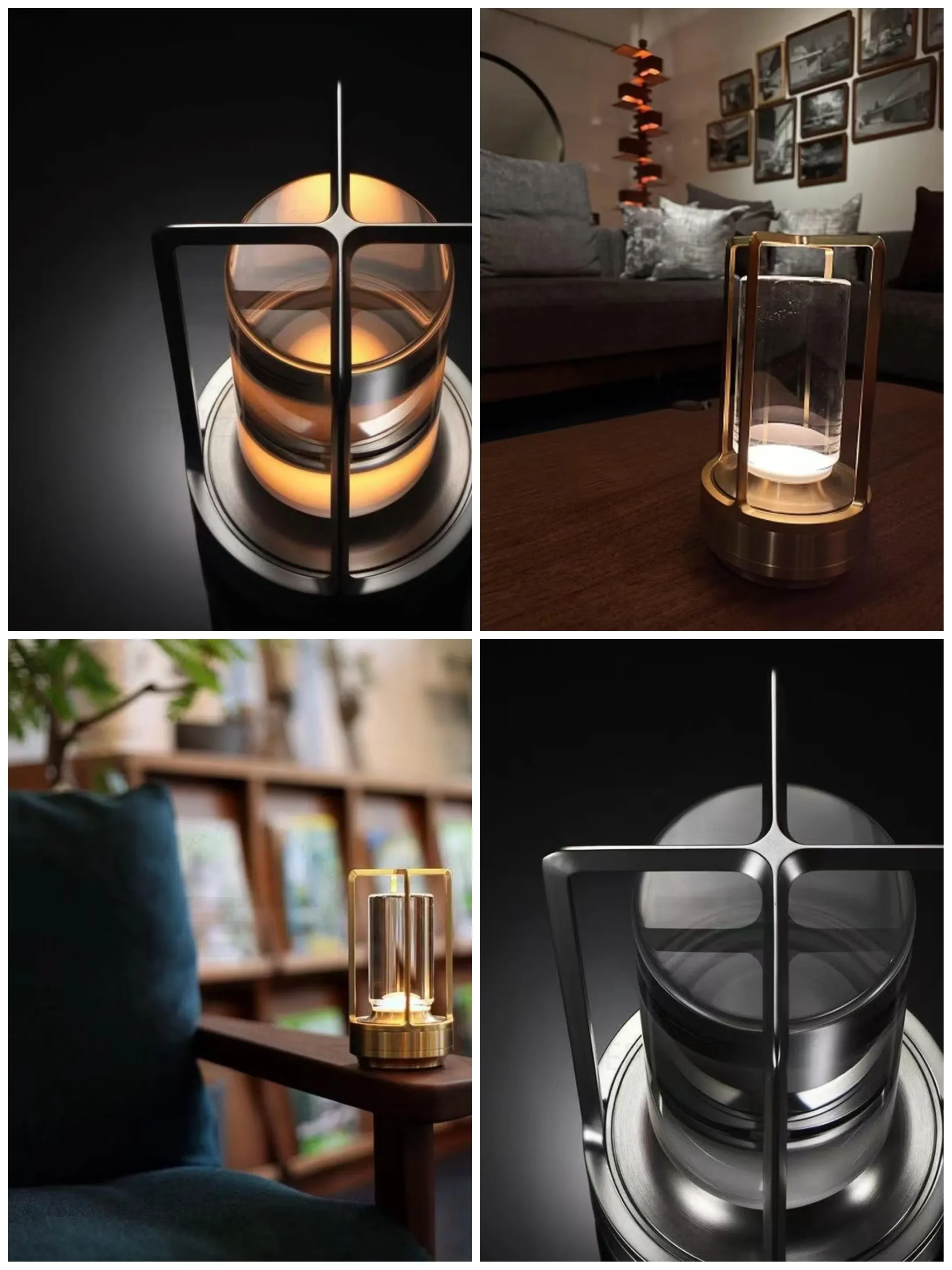 Modern Portable Cordless LED Table Lamp Wireless Dimmable Rechargeable