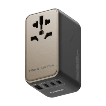 Momax 1-World 120W GaN Universal 4-Ports Travel Charger