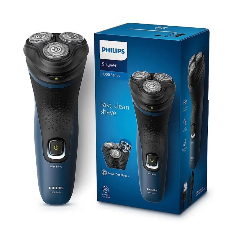 Philips S1151/03 Electric Shaver Wet and Dry Shave 27 Self Sharpening Blades Cordless Waterproof Shaver Arrival Electronics