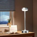 Retro Metal LED USB Rechargeable Table Lamp Eye Protection Night Light