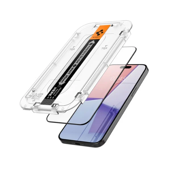 Spigen GLAS.tR EZ Fit HD Screen Protector for iPhone 15 Pro Max -1Pack