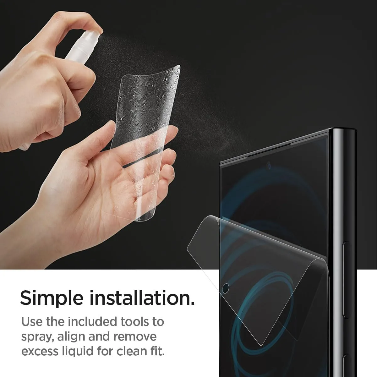 Spigen Neo Flex HD Screen Protector for Galaxy S24 Ultra