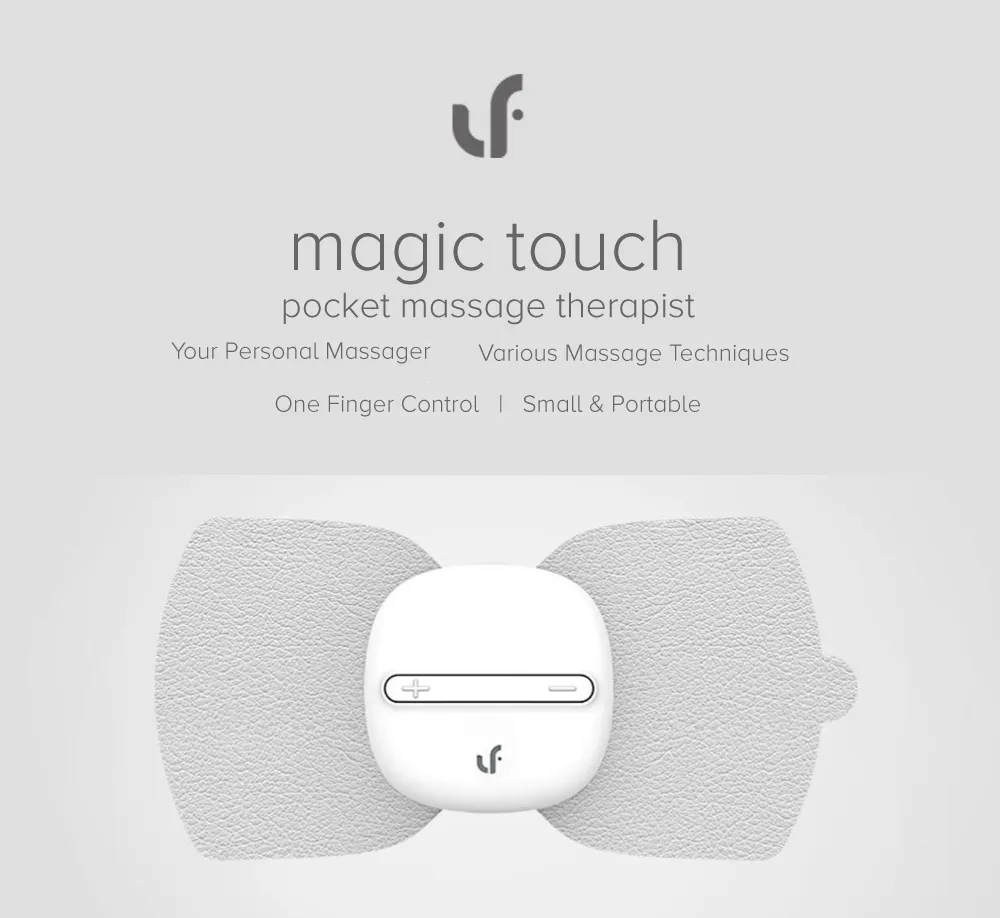 Xiaomi Lefan Magic Touch Sticker Massager Electric Stimulator FullBody Muscle Relax Rechargeable (LR-H006-PURE)