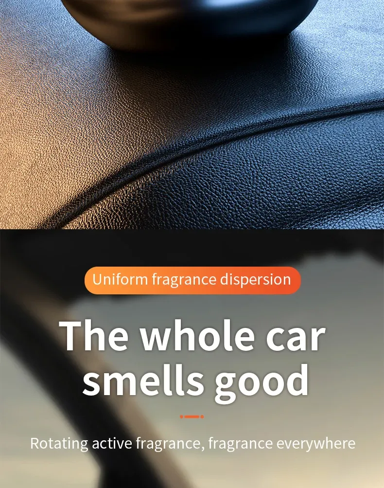 Car Solar Air Freshener Rotatable Aromatherapy Diffuser for Car Home Interior Fragrance