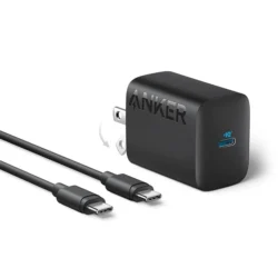 Anker 312 30W Wall Charger with Type-C to Type-C Cable 5ft (B2640N11) Arrival Charger