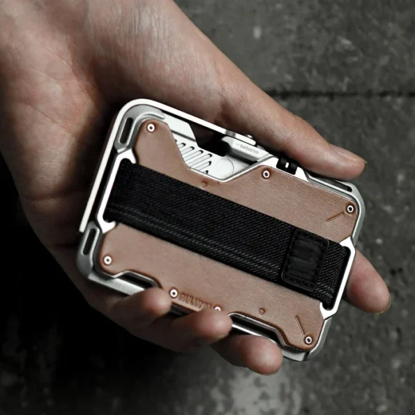 Aulumu G03 Multi-Tool Magnetic Metal MagSafe Wallet