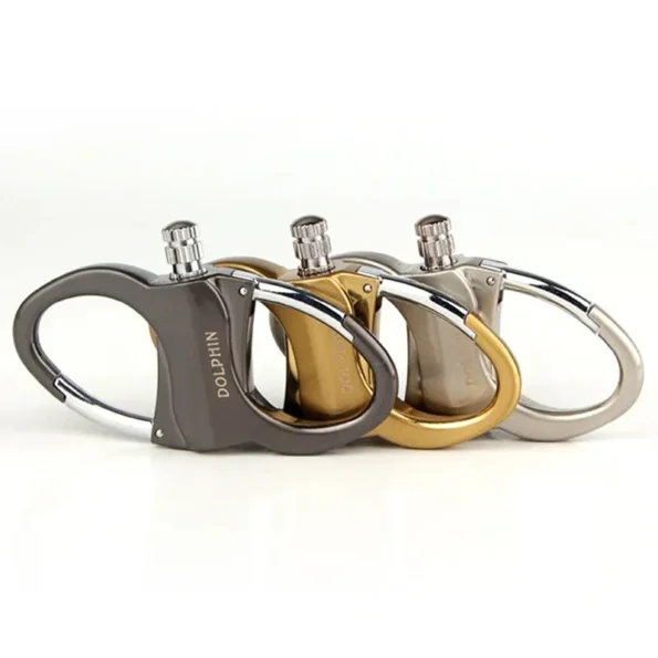 Carabiner Fire Starters Kerosene Oil Flame Lighter with Key Chain