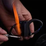 Carabiner Fire Starters Kerosene Oil Flame Lighter with Key Chain9