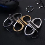 Carabiner Fire Starters Kerosene Oil Flame Lighter with Key Chain9