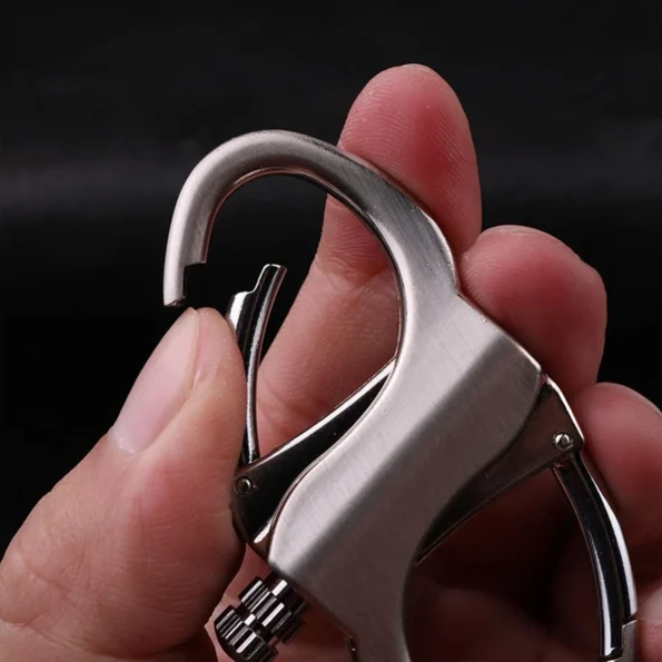 Carabiner Fire Starters Kerosene Oil Flame Lighter with Key Chain