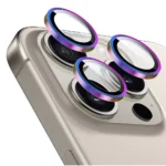 ESR Armorite Camera Lens Protectors for iPhone 15 Pro / 15 Pro Max - Chromatic