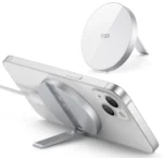 ESR HaloLock Kickstand Magnetic Wireless Charger for iPhone 15/14/13/12 Series -White