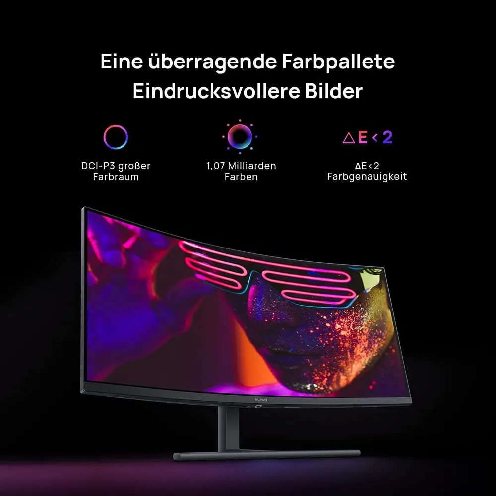 HUAWEI MateView GT 34-inch Standard Edition Ultrawide Curved Gaming Monitor 165 Hz Display