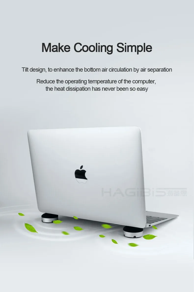 Hagibis Multifunction Heat Dissipation Cooling Pad Laptop Stand