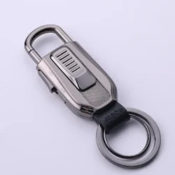 JOBON ZB-129 Keychain with USB Rechargeable Windproof Lighter -Black Accessories