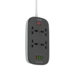 LDNIO SC4407 Power Socket 4 USB Charger with 2m Power Extension Cord