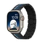 Pitaka Poetry of Things ChromaCarbon Band for iWatch 44 _ 45 _ 49mm -Moon (4)