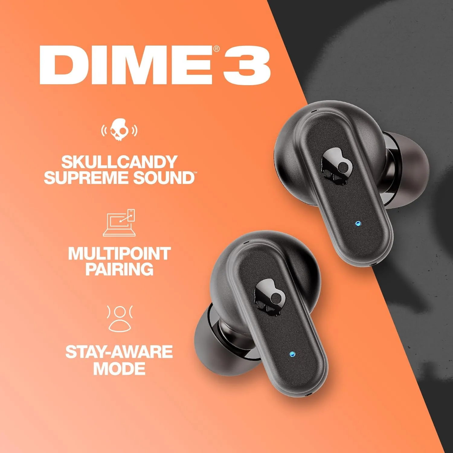 Skullcandy Dime 3 In-Ear Wireless Earbuds