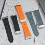 Sleek Luxury Streamlined Silicone Band for iWatch 44 / 45 / 49mm