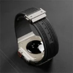 Sleek Luxury Streamlined Silicone Band for iWatch 44 / 45 / 49mm