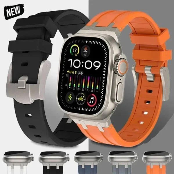 Soft Silicone Strap for iWatch 44 / 45 / 49mm