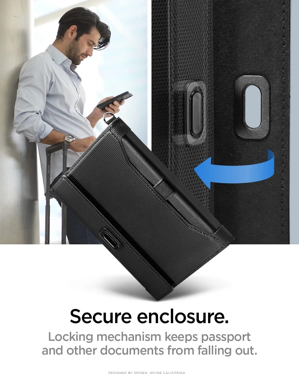 Spigen Universal Passport Holder -Black