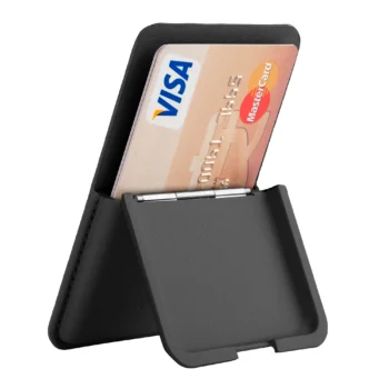 WiWU Mag Wallet MW-001 PU Leather Portable Card Holder Stand