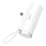 WiWU Wi-W026 2 in 1 Capsule 5000mAh USB-C Power Bank with Apple Watch Charger