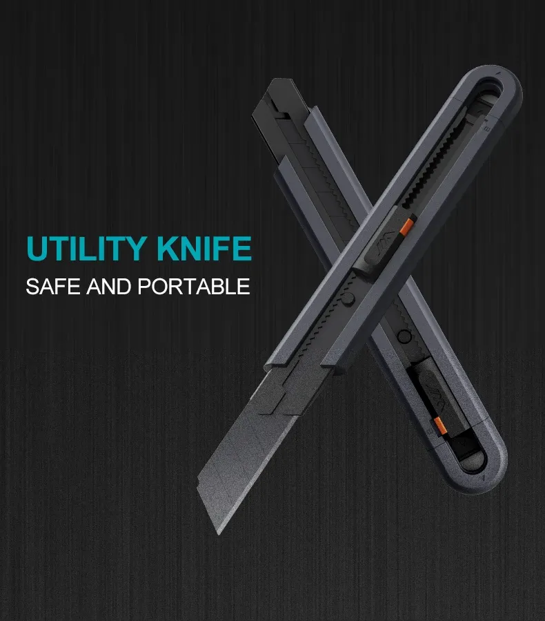 Xiaomi Jimihome Stretch 0.79inch Utility Knife Paper Cutter Carbon Steel Blade with Safety Knife Lock Craft Tools