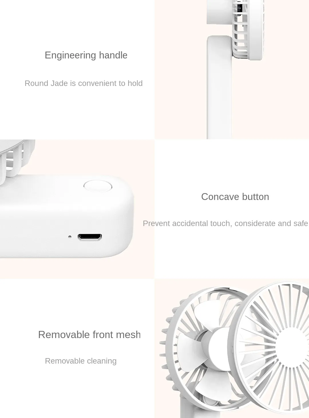 Xiaomi Qualitell F1 Pro Handheld Portable Folding Fan