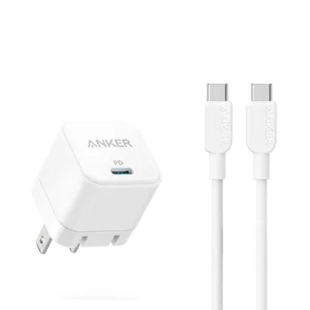 Anker 20W Ultra Fast Charging Adapter with USB-C to USB-C Cable