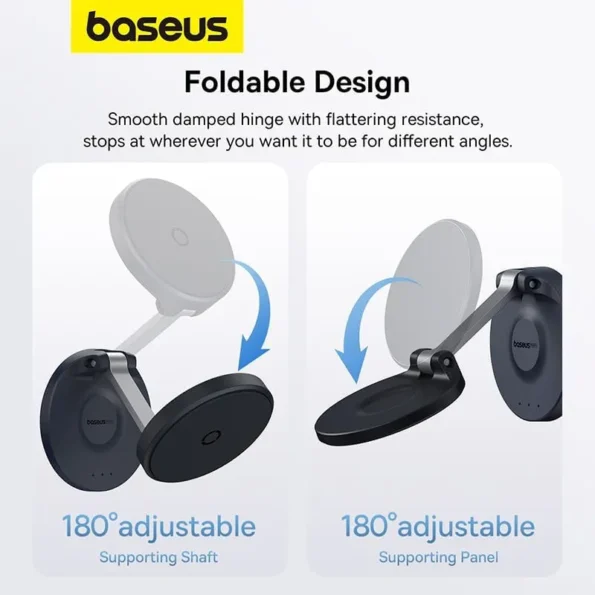 Baseus MagPro Foldable Magnetic Phone Holder 360° Rotatable Adjustable Arm Wall-Mounted Stand