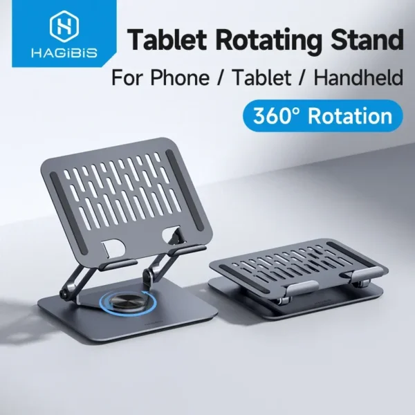 Hagibis Adjustable Foldable 360° Rotation Tablet Stand (iPS03)