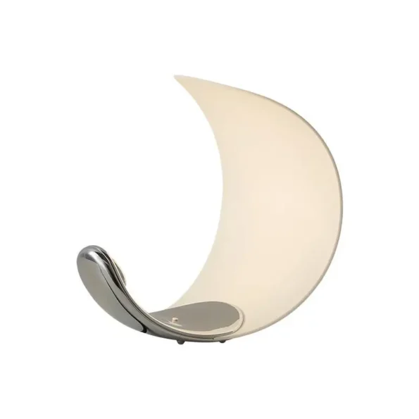 Modern Nordic Designer Creative Half-Moon Shape Dimmable Touch Control Led Desk Reading Table Lamp