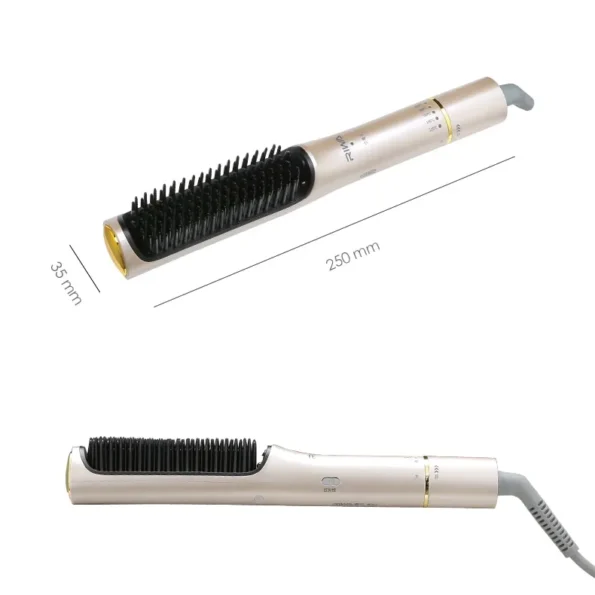 Xiaomi RIWA RB-8515 Negative Ion Hair Straightening Electric Comb Straight and Curly Dual-purpose Hair Straightener