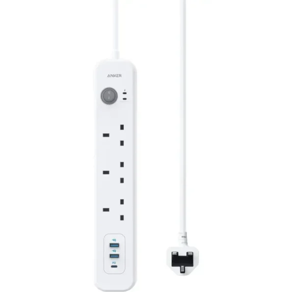 Anker 3 Way Extension 30W USB Power Strip -2m (A9136K21)