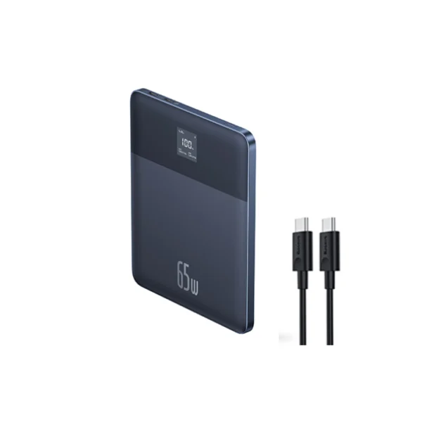 Baseus Blade 2 65W 12000mAh Ultra Slim Power Bank with 100W USB-C to USB-C Cable