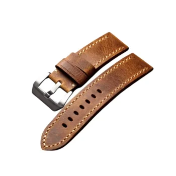 Italy Vintage Premium Genuine Leather Watch Strap for 22mm