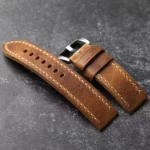 Italy Vintage Premium Genuine Leather Watch Strap for 22mm