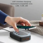 LDNIO 140W 6 IN 1 Multiport Desktop Charging Wireless Charger Q4010